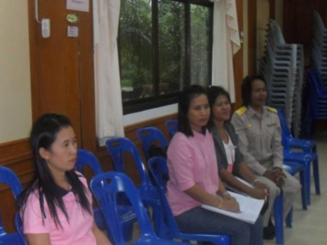 ประชุมประธาน อสม. แม่บ้าน และกลุ่มสตรี หมู่ที่ 1-15 ตำบลเทพราช