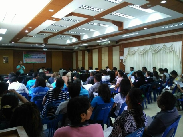 การประชุมประชาคมตำบลเทพราช ร่วมกับคณะกรรมการพัฒนา อบต.เทพราช